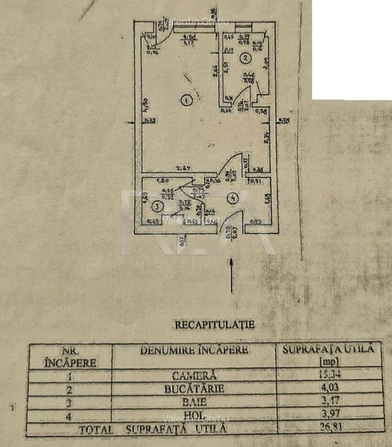 Garsoniera - Basarabia/Muncii - decomandat - 1980 - metrou - renovat - 6