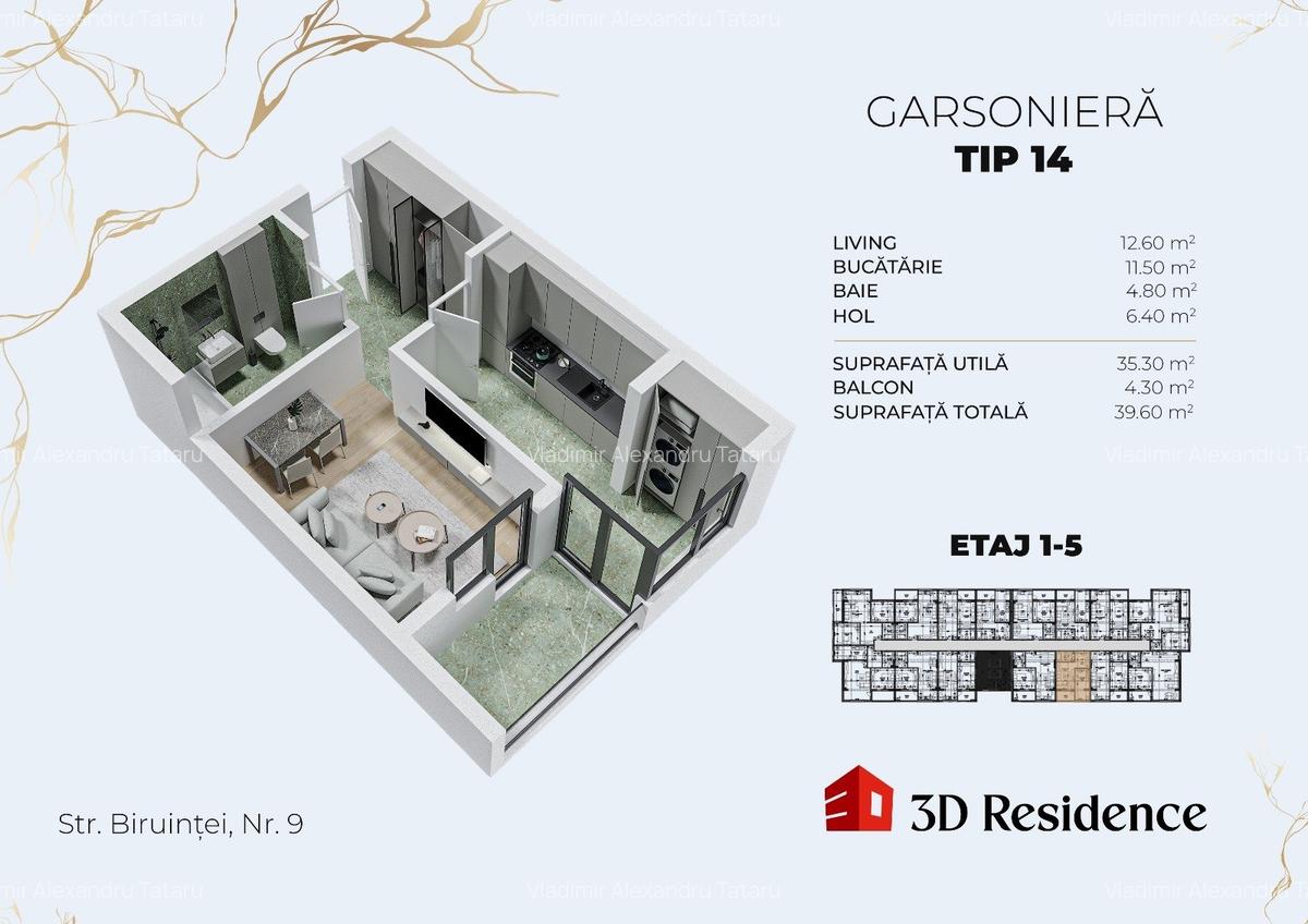 GARSONIERA DECOMANDTA | 39.7MP | ACCES METROU BERCENI | COMISION 0%!! - 5 GARSONIERA DECOMANDTA | 39.7MP | ACCES METROU BERCENI | COMISION 0%!! - 5