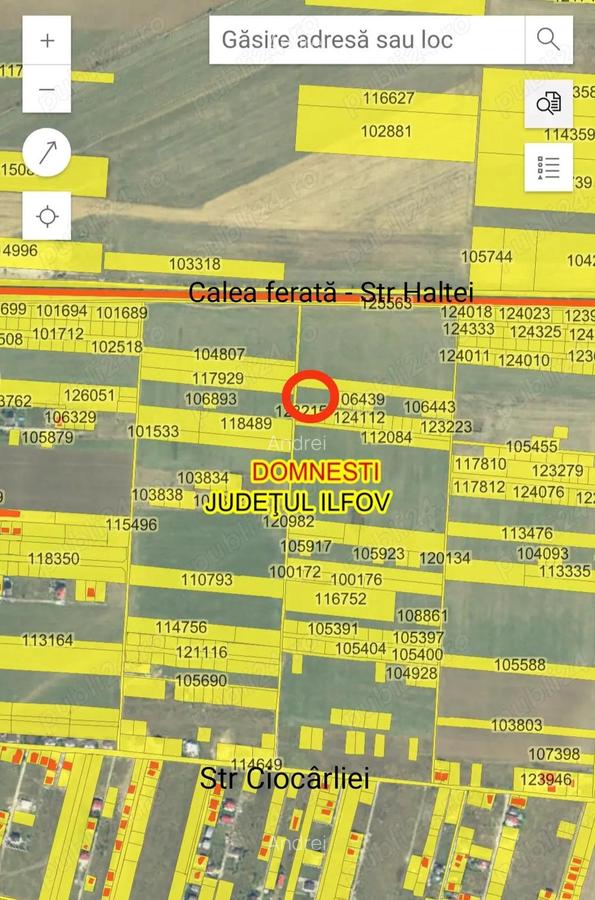 Teren Intravilan Domnesti, Ciocarliei - 1