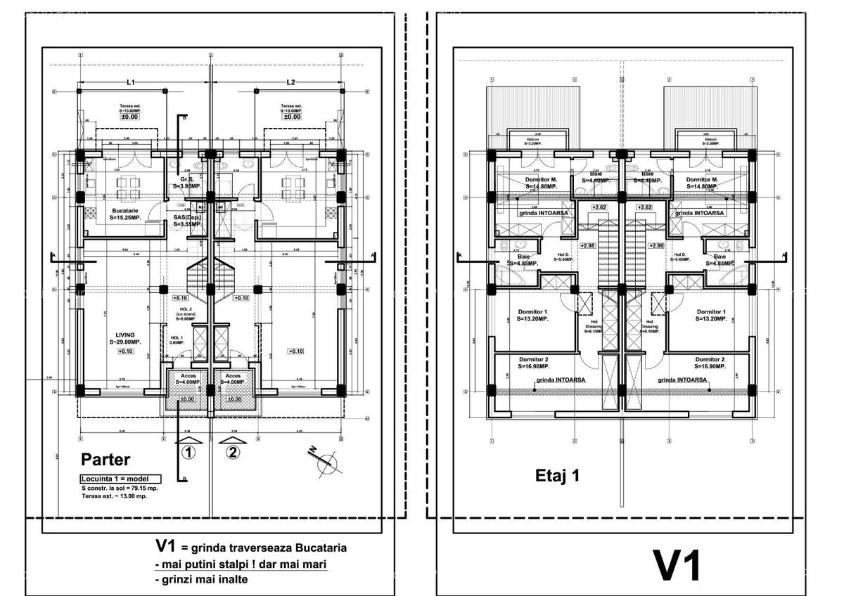 Complex de duplexuri cu 4 camere. Direct dezvoltator! Comision 0 - 5