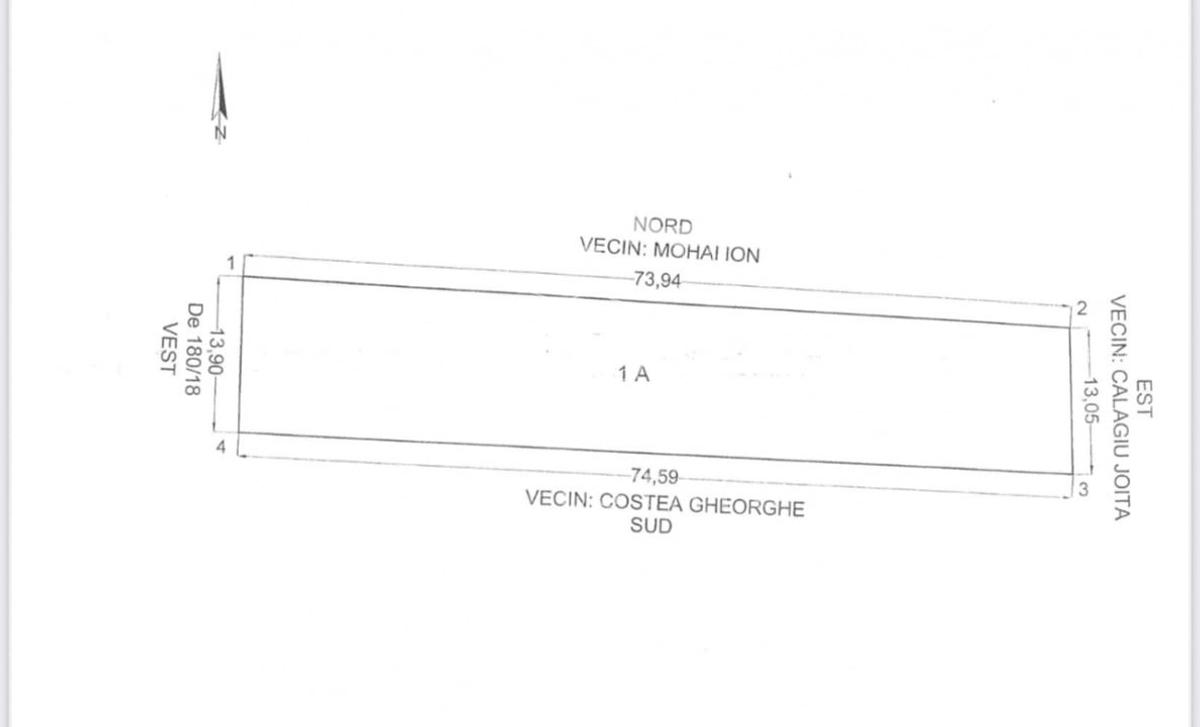 Teren Construcții intravilan de 1000 mp, în Vest - 3
