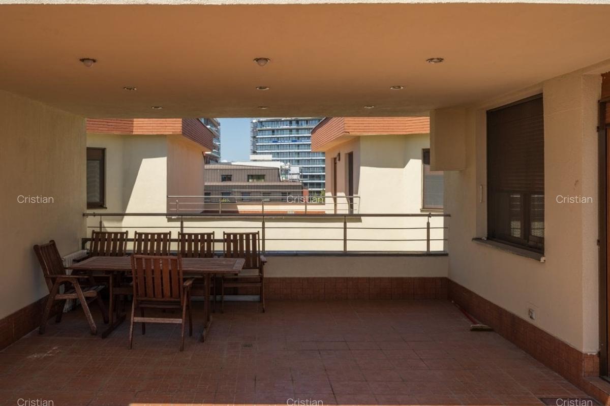 Penthouse spectaculos 5 camere, 482 mp, lift privat, Herastrau - Satul Francez - 41