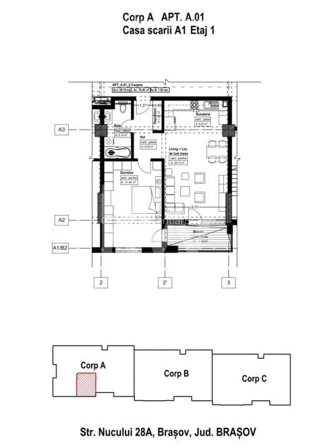 Apartament cu 2 camere decomandat în Calea București - 7