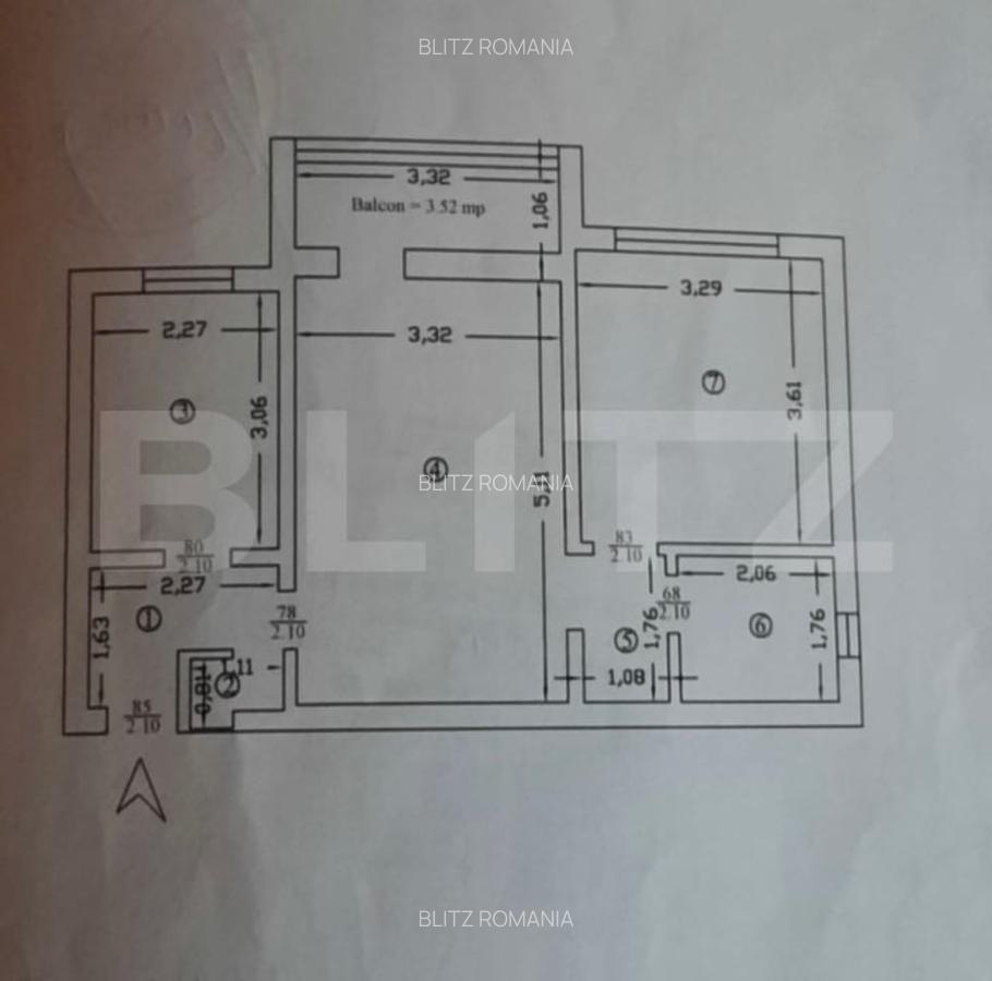 Apartament 2 camere, 49 mp - Tatarasi - 1
