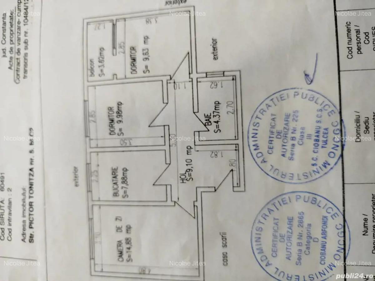 Vand inchiriez ap 3 camere in Mangalia - 1