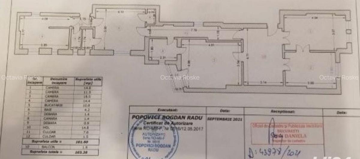 Apartament 4 camere, Kogălniceanu-Cismigiu, 102 mp, IDEAL INVESTITIE! - 5