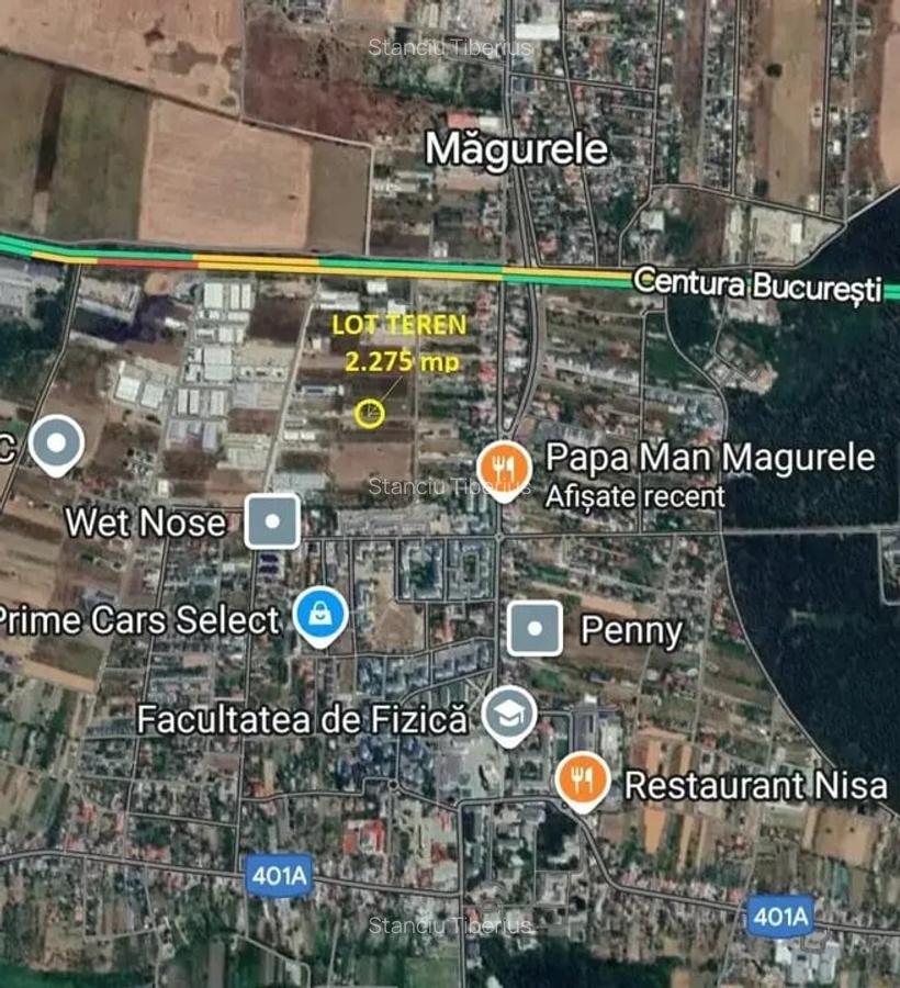 Teren Industrial 2.550 mp Acces Centura Magurele Ilfov - 2