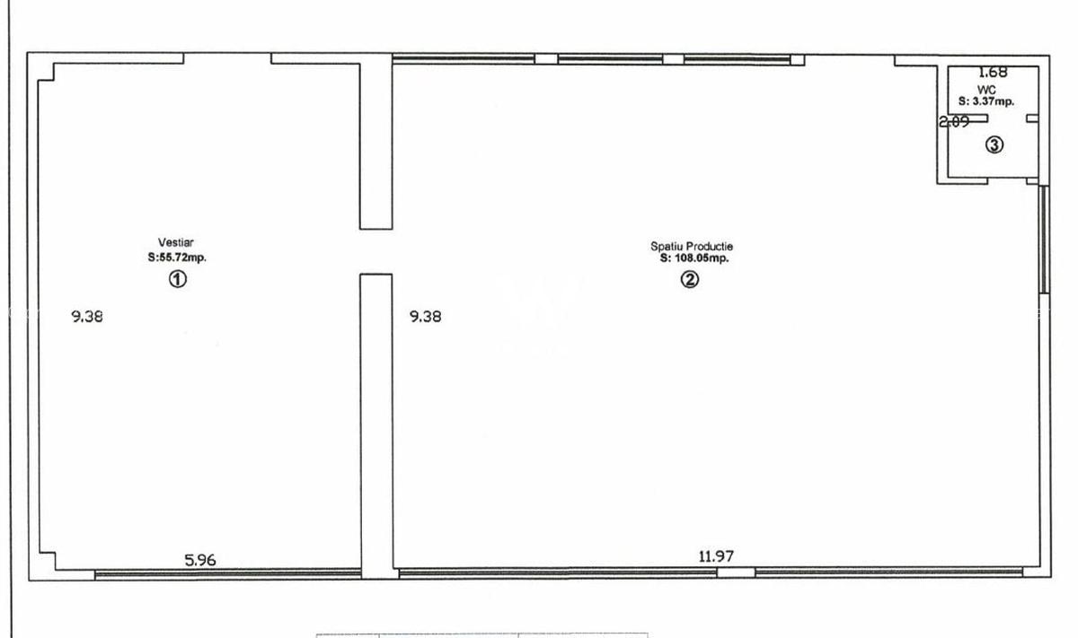 Spatiu industrial compus din doua corpuri in Orlat, central - Sibiu - 3