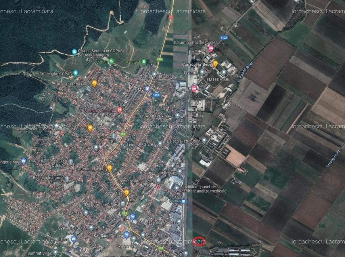 Vând teren industrial în Codlea zona DGRS - 1