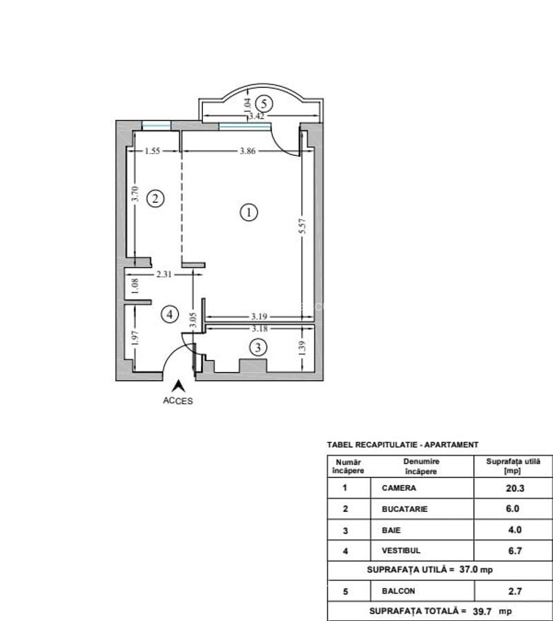 Garsoniera open space, Aleea Cislau, Pantelimon, Iancului - PROPRIETAR - 1