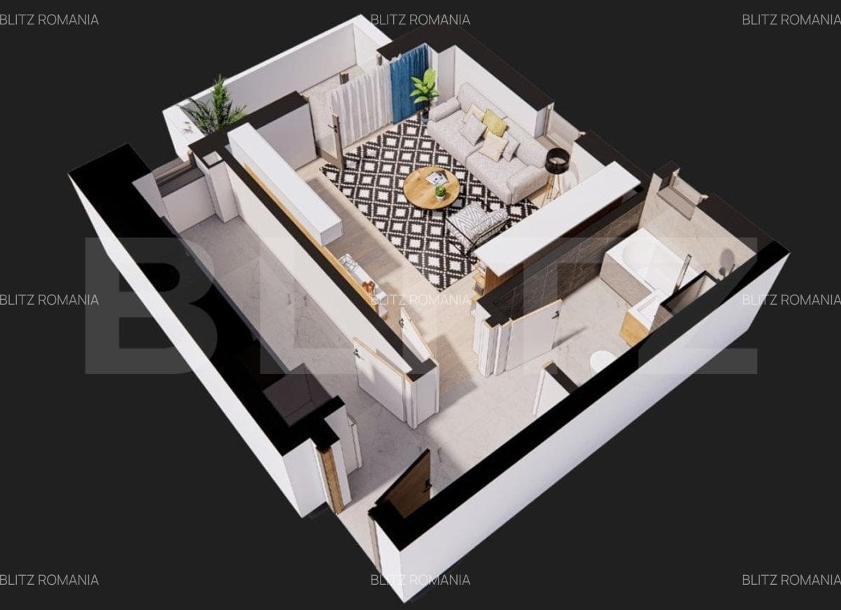 Apartament Modern cu 1 Camera in Ansamblu Rezidential Nou, zona Pacurari - 1