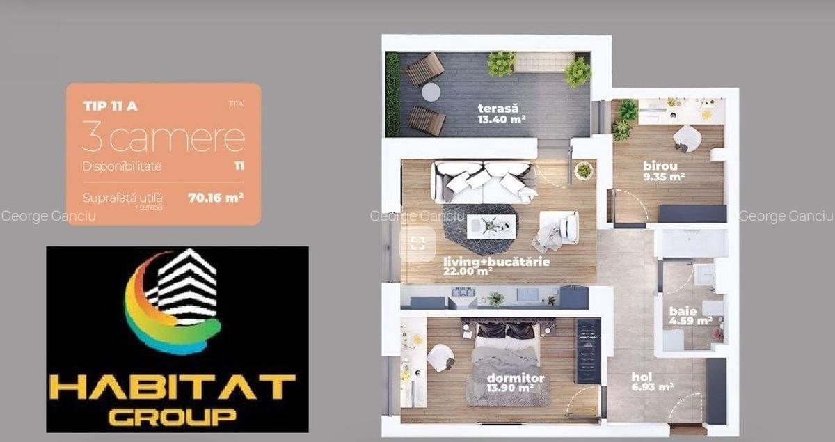 Apartament 3 camere - Auchan Titan - 7