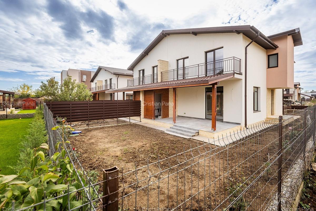 Casă nouă la cheie în Săftica – Balotești | 4 camere, 3 băi | Comision 0% - 1