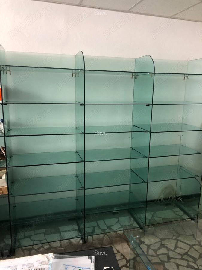 Vand 2 vitrine din geam grosime 10 mm . - 1