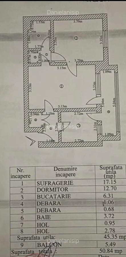 De vânzare – Apartament 2 camere, Micro 16 - 1