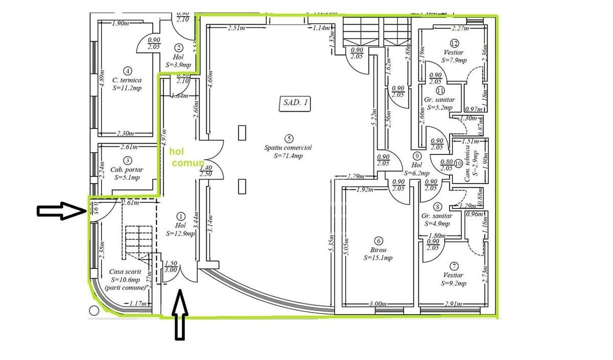 Spatiu comercial, 123mp, zona Lipovei - 5