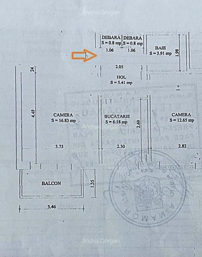 Apartament 2 camere Hala - Barboi - 5
