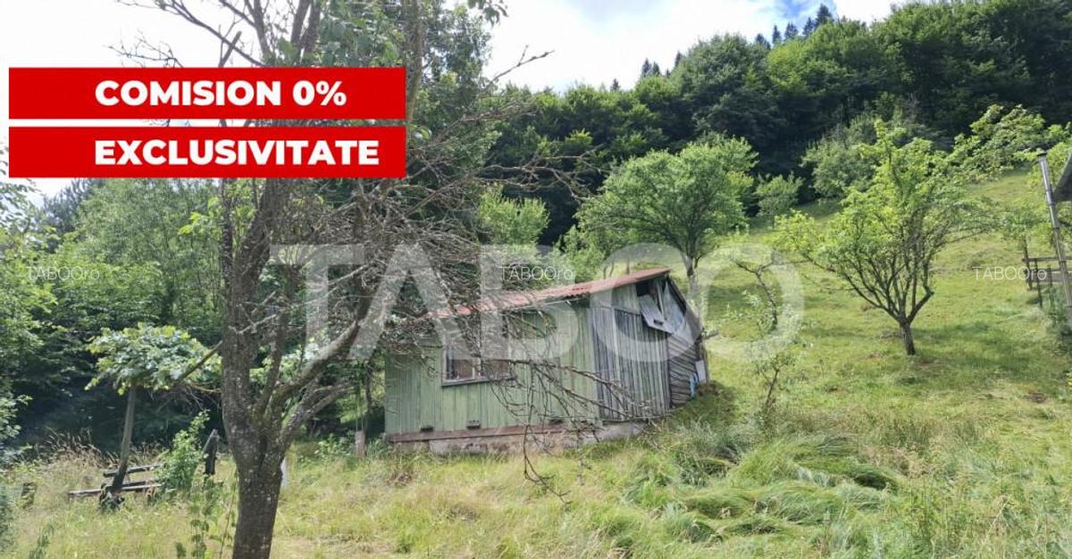 Teren 2500 mp la drum pe Valea Stezii Curmatura Rasinari - 1