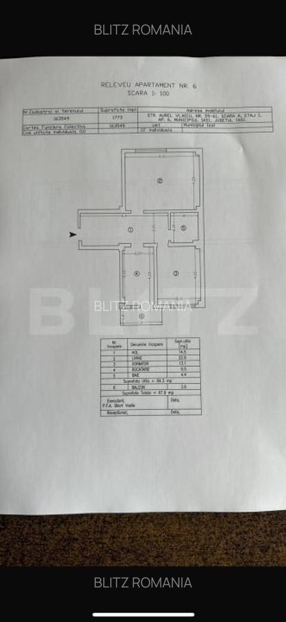 Apartament 2 Camere, 67,9mp, Decomandat, Bloc nou, Tatarasi - 1