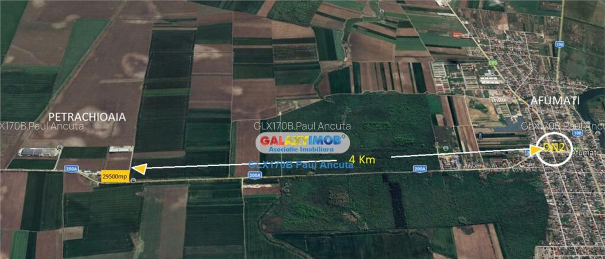 Teren la sosea Afumati Petrachioia 29500 mp pentru Industria - 4