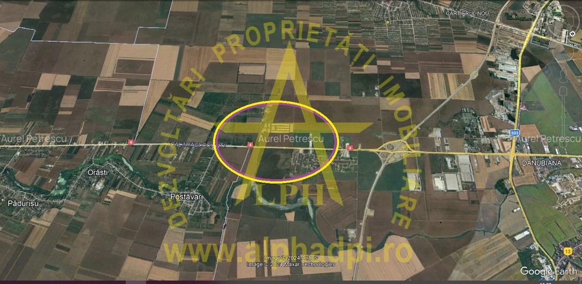 Teren 12,8 ha  ideal dezvoltare rezidențială, Popești-Leordeni (DN4) - 4
