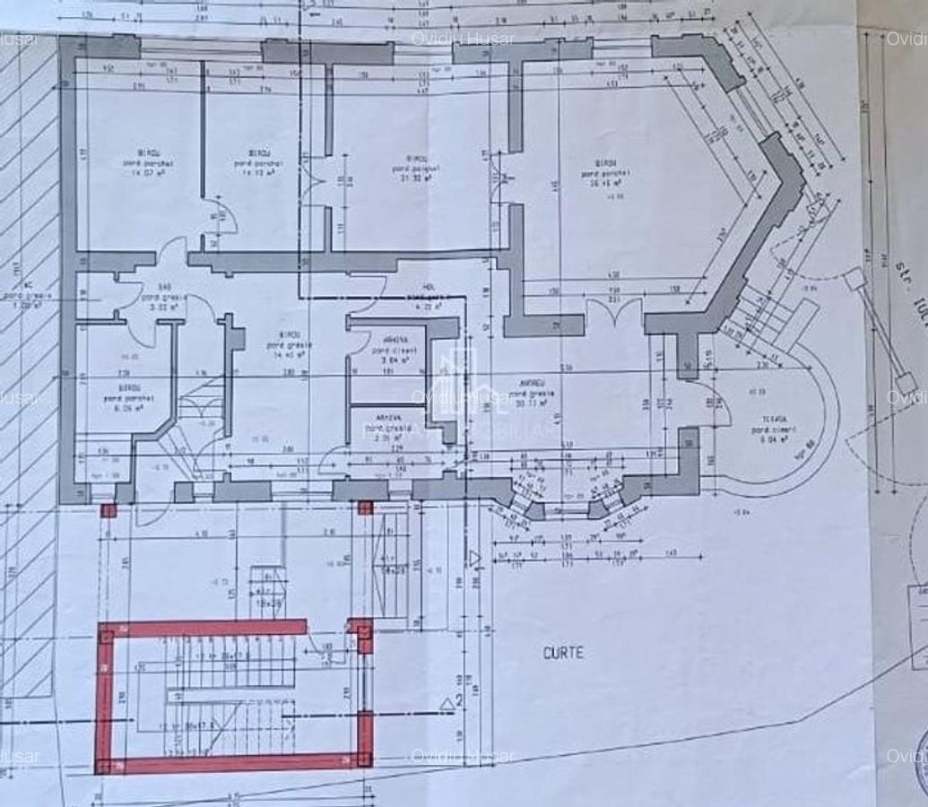 Spatiu Comercial /Birouri 250 Mp Curte Proprie, Str Cuza Voda, Central - 1