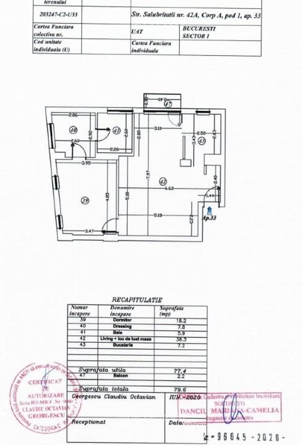 Apartament 3 cam – Park Residence 6, 80 mp, etaj 4/5, vedere  Pădurea Băneasa - 8