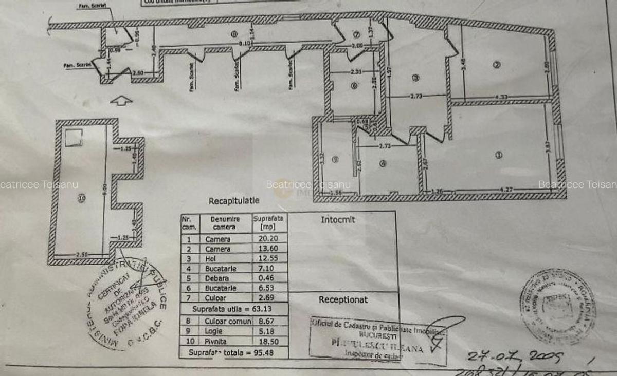 2 camere | Mihai Eminescu -Blvrd Dacia | Centrala Proprie | 68 mp - 14