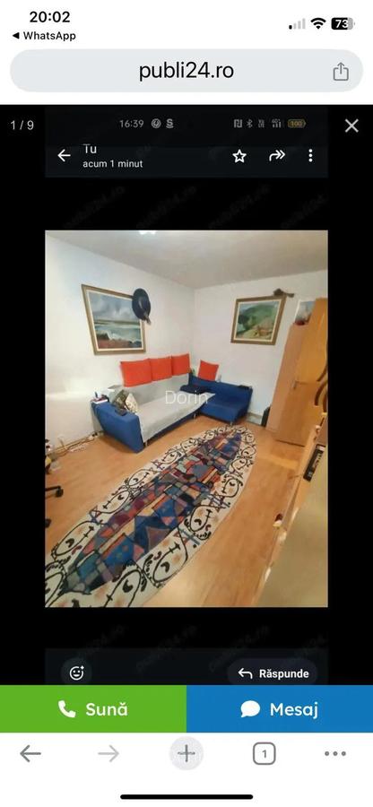 Girocului,1 Km de Spital Jude?ean,32 mp, Bucatarie Separata,Balcon, Baie Vana,Liber,220 E - 6