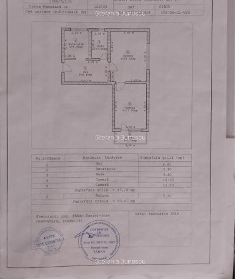 Apartament de vanzare - 2 camere | 47 mp | zona Terezian - 13
