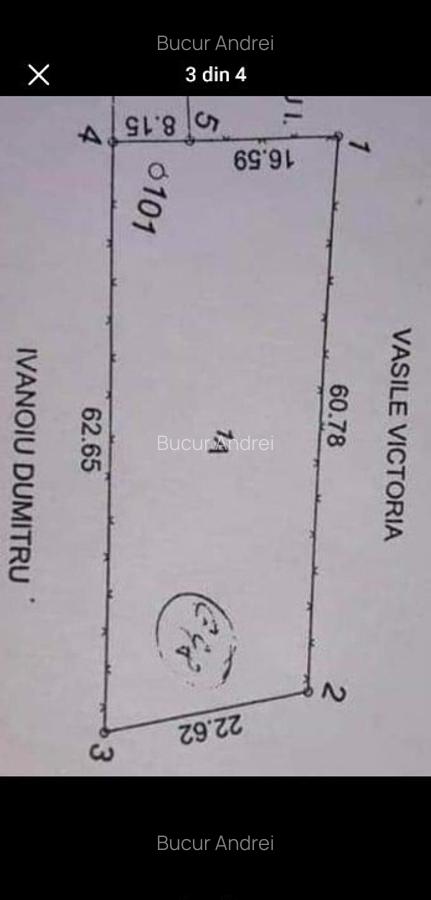 Teren intravilan, com. Tom?ani, sat Magula, Jud. Prahova 1445mp - 2