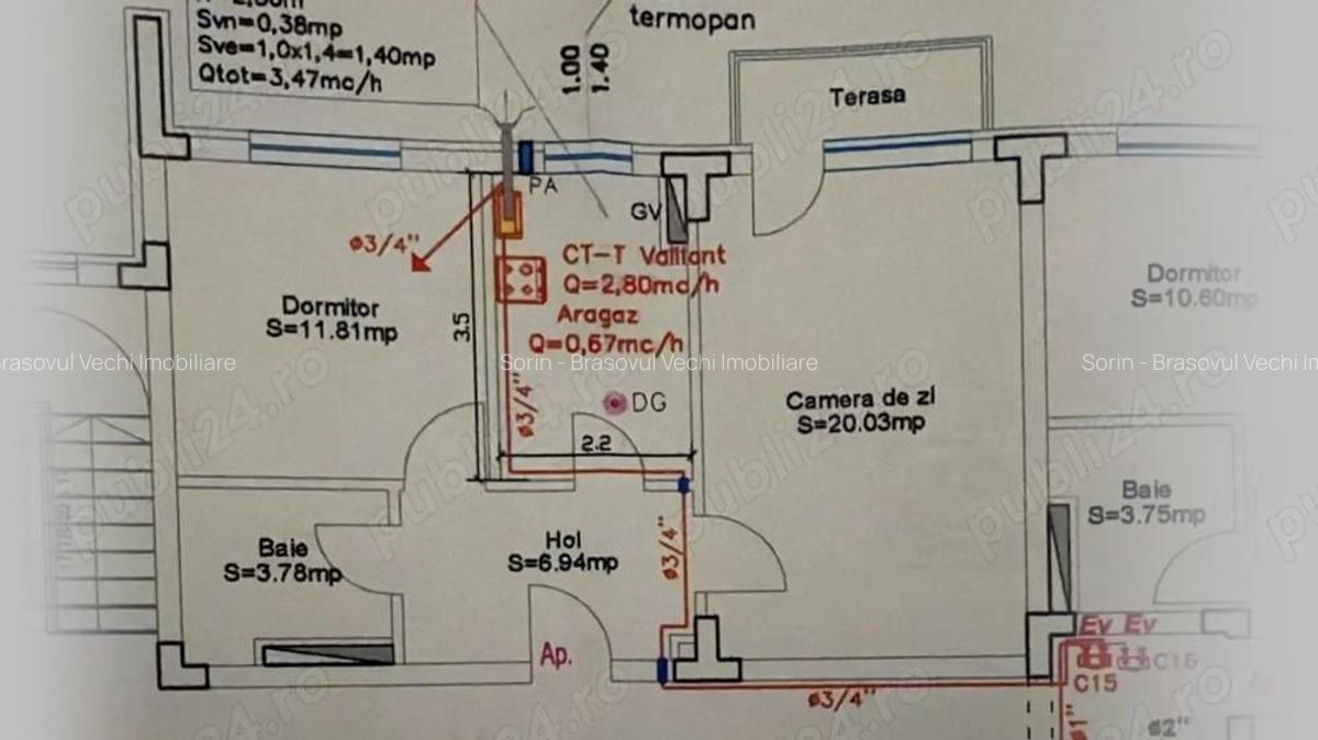 Zona Tractorul, apartament decomandat 2 camere si parcare, disponibil imediat. - 6