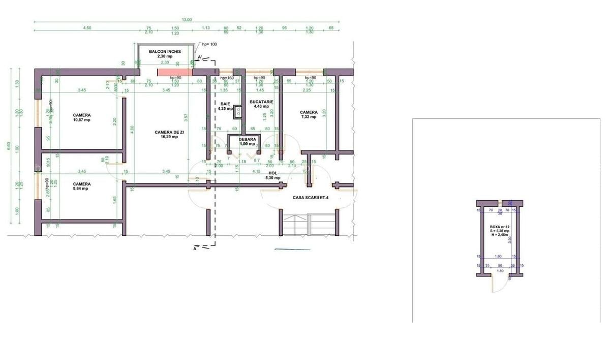 COMISION 0% | Take Ionescu | 4 camere la pret de 2 | Centrala proprie - 1