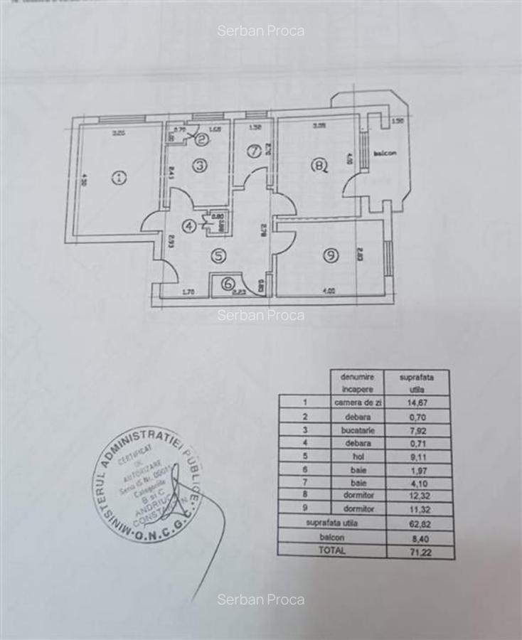 Apartament cu 3 camere decomandat în Gară - 10