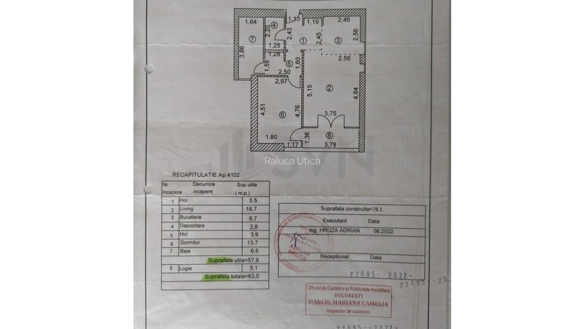 Apartament cu 2 camere semidecomandat în Herăstrău - 15