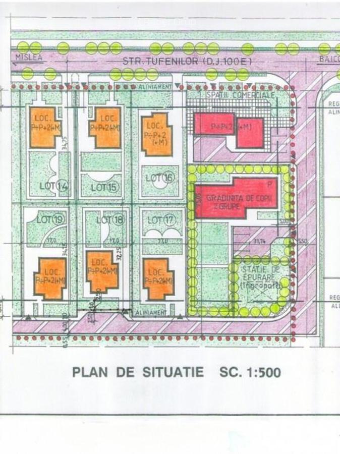 Intravilan 572 mp , loc de casa , zona padure Baicoi Prahova - 2