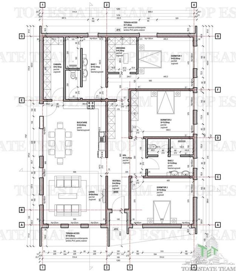 Casa moderna pe parter  Balotesti, Unirii - 6