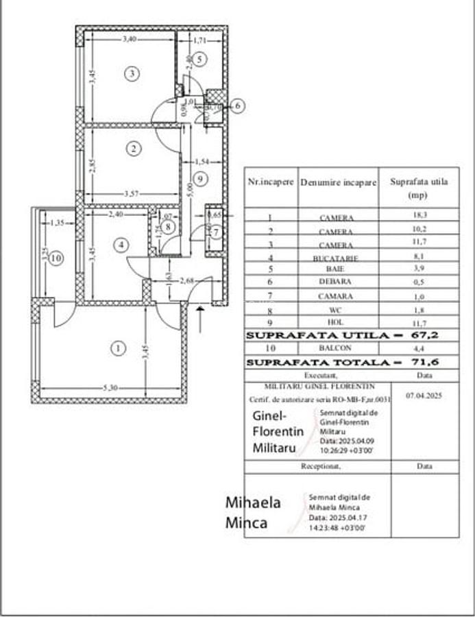 Apartament 3 camere | Basarabiei | Parcare | - 8
