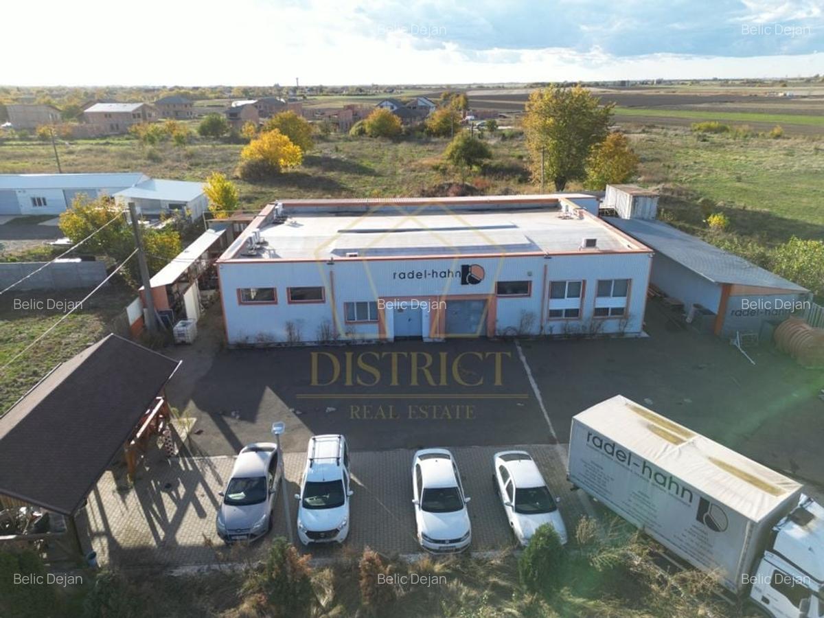 Hala industriala de 655mp + teren 5.838mp | Sag | Acces TIR | - 2