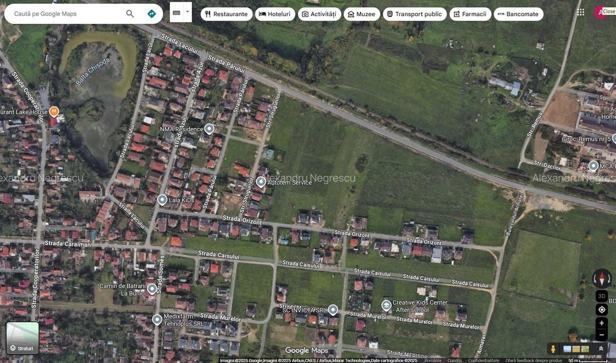 Chișoda | 563 mp | Front 19,5 m | Utilități | Aproape de lac - 2