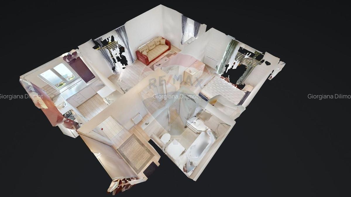 Apartament cu 2 camere decomandat în Primăverii - 18