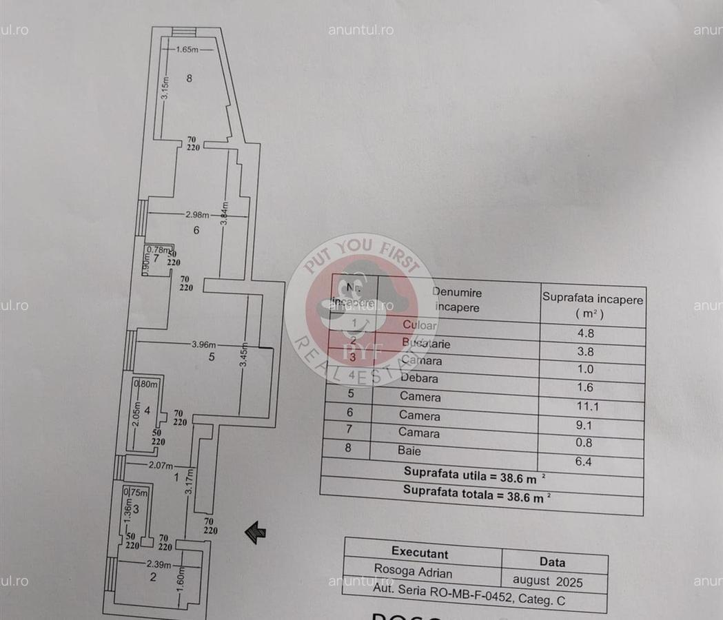 Polona | Apartament 2 Camere | Decomandat | 39mp | B11478 - 5