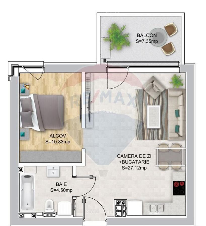 Apartament luminos cu 2 camere in Piata Presei Libere - E... - 8