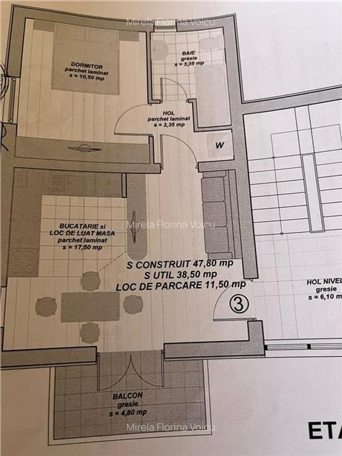 De vanzare apartament modern, etaj 1,parcare - zona Ceaikowsky - 10