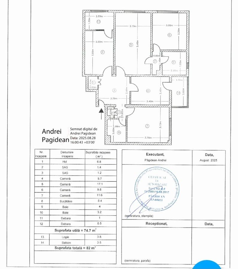 De Vânzare Apartament 4 Camere /Zona Crângași - 19