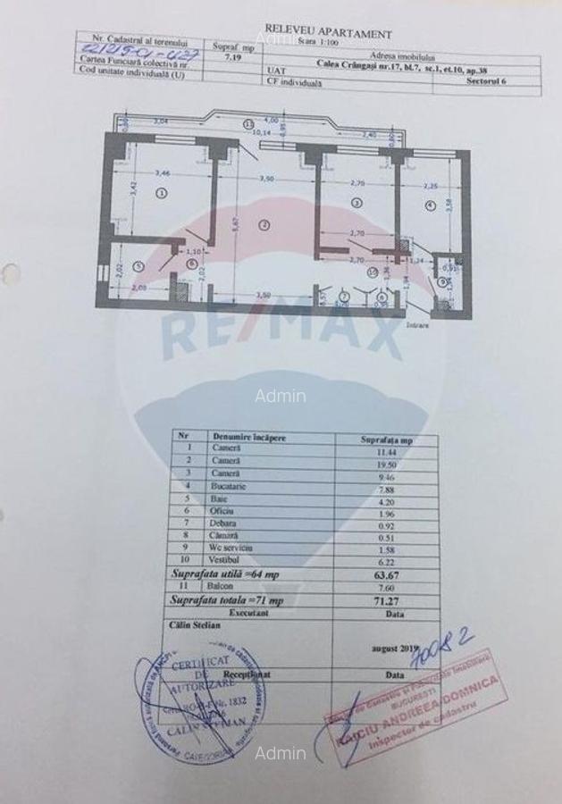 Apartament cu 3 camere de vanzare - Crangasi - 24