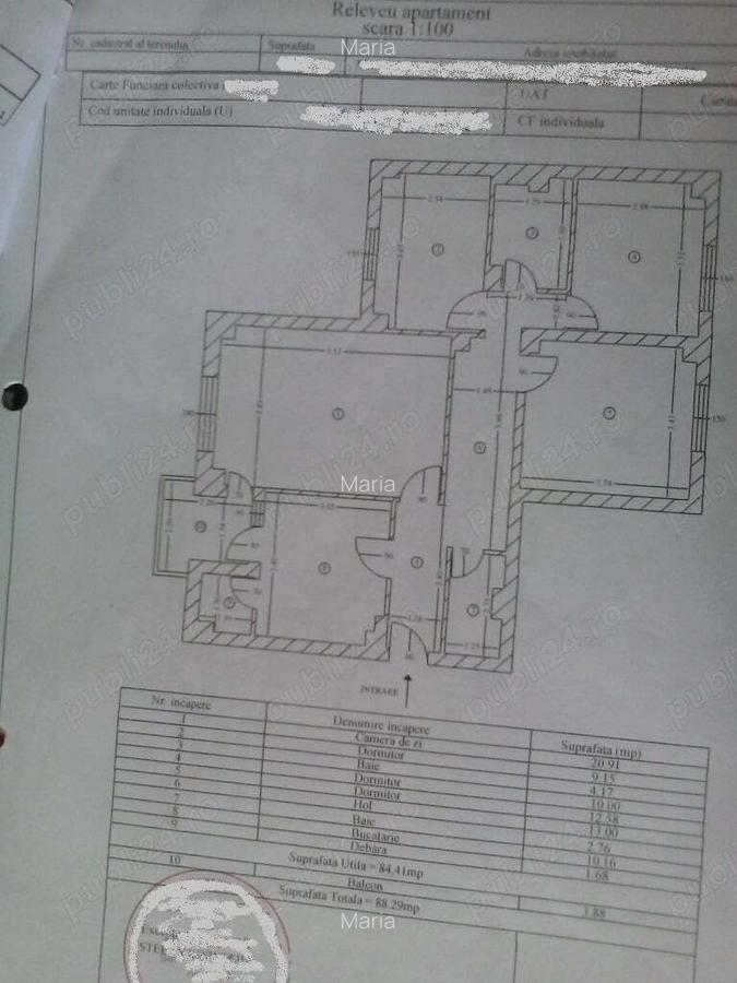 Apartament 4 camere decomandat - 1