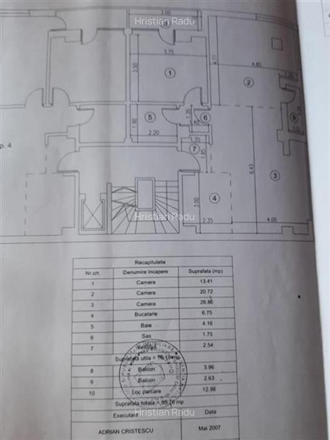 3 CAMERE ET.1/3 CU LIFT - BUCURESTII NOI METROU PARC BAZILESCU - 28