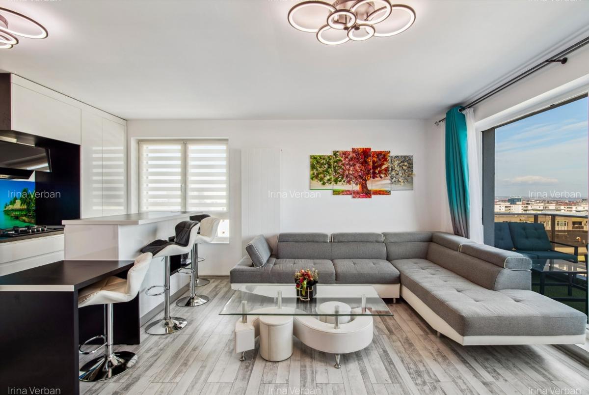Penthouse 4 camere, mobilat si utilat premium in Complex Maurer, Tomis Plus - 2
