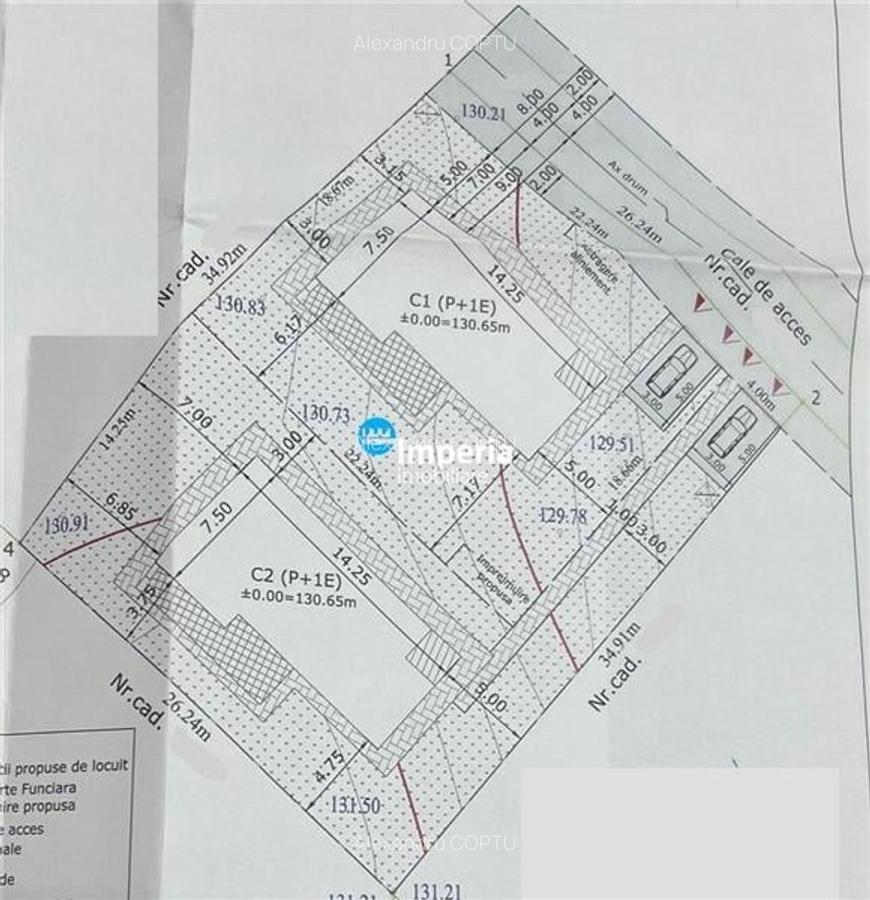 Teren Construcții intravilan de 916 mp, în Valea Adâncă - 2